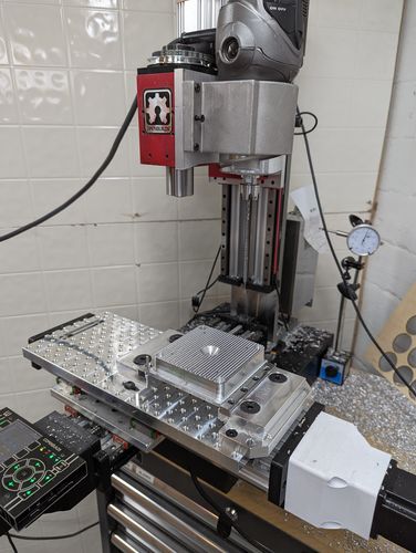 Customer photo review of Universal Aluminum Fixture Tooling Plate