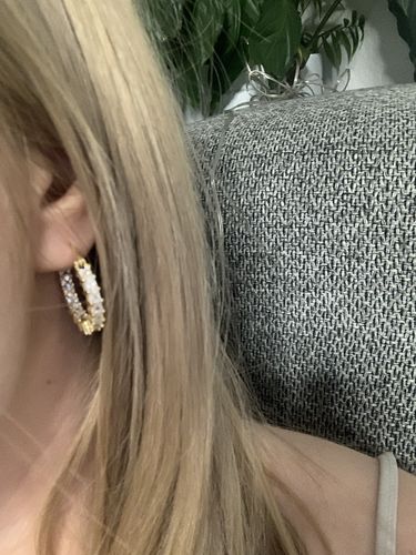 Customer photo review of Icey Ohrringe