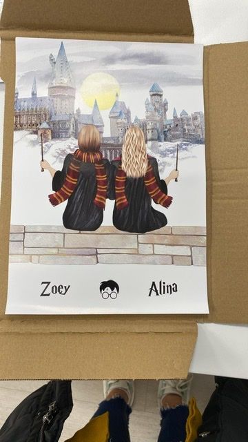 Customer photo review of Zauberinnen/Zauberer - Personalisiertes Poster