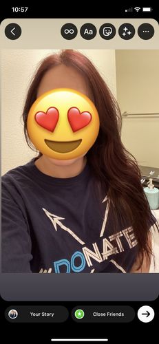 Customer photo review of Growth & Shine Hair Oil