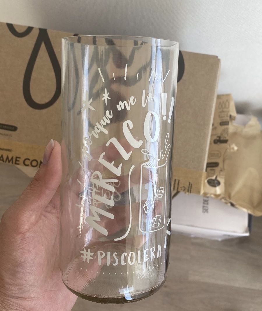 Customer photo review of Piscoleras Juego de 6 Vasos
