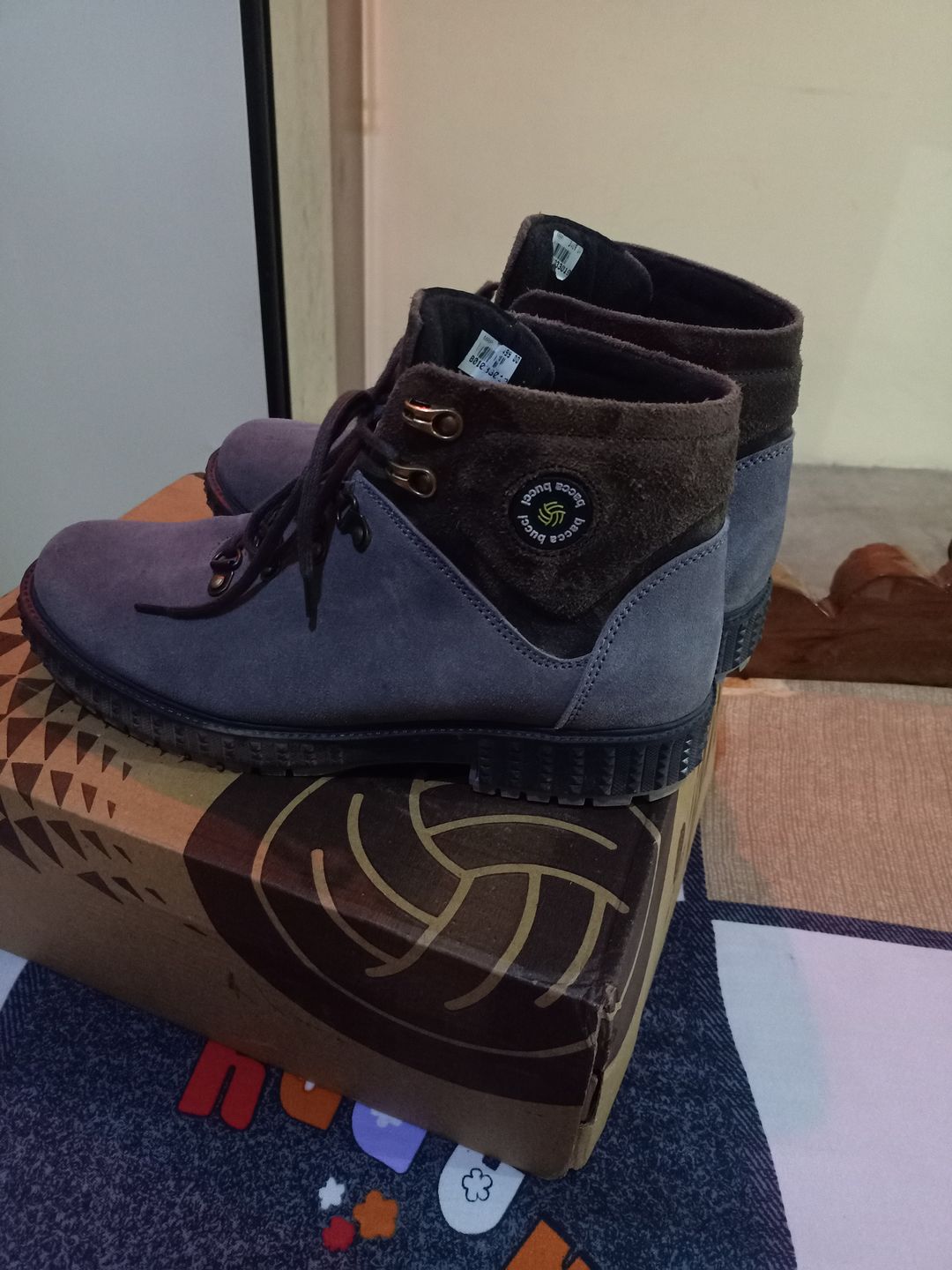 Customer photo review of Bacca Bucci Men's URBAN Suede Leather Boots | Tactical Leather Boots for Motorcycle & Military