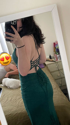 Customer photo review of Shanghai Gown - Emerald Green
