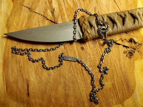 Customer photo review of Taotie Necklace | 925 Sterling Silver