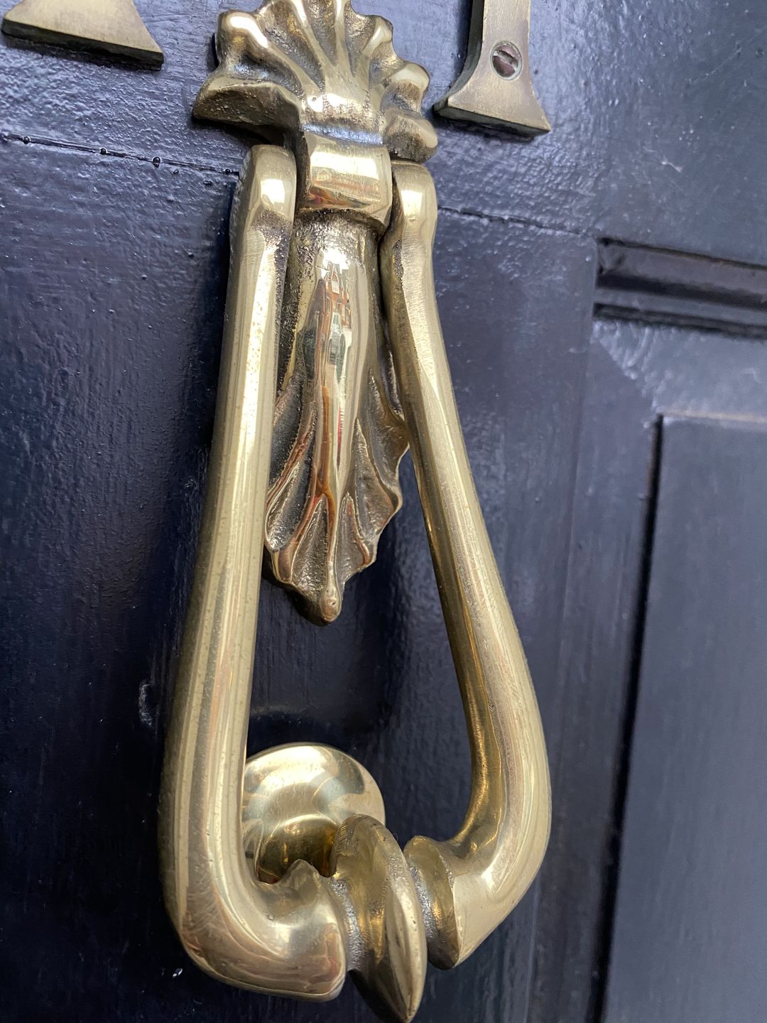 Customer photo review of Victorian Door Knocker | Solid Brass