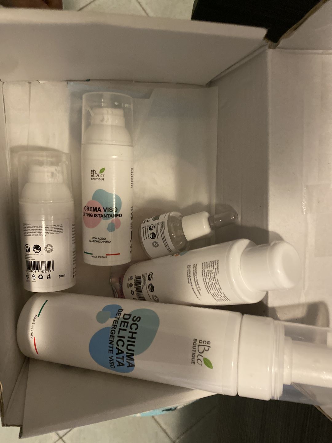 Customer photo review of Maschera Nera Purificante