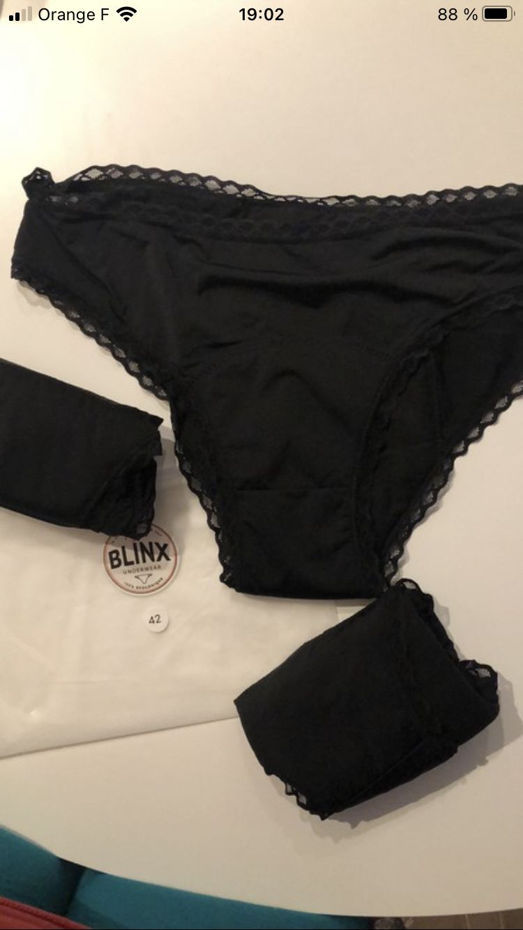 Customer photo review of Culotte Menstruelle Marianne (Lot de 3)