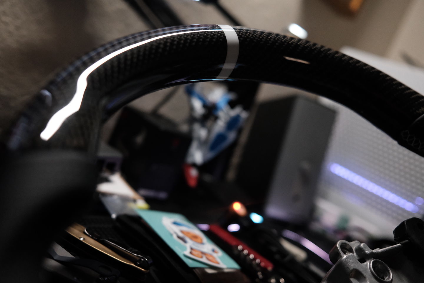 Customer photo review of 2015-21 Carbon D-Shape Steering Wheel
