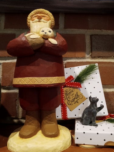 Customer photo review of Brass Cat Incense Holder