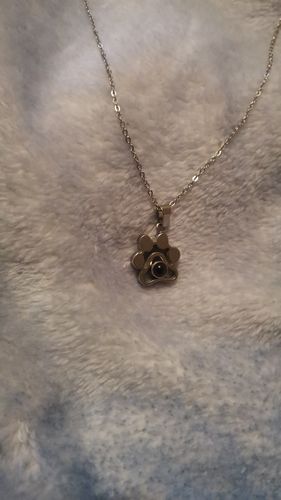 Customer photo review of Pfotenkette mit Wunschfoto