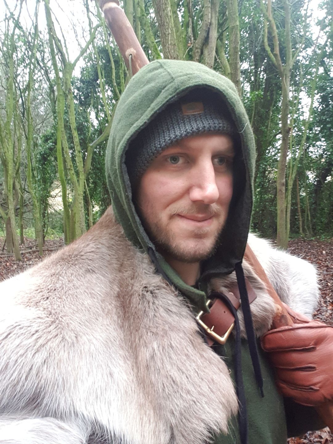 Customer photo review of Reindeer Hide Mantle