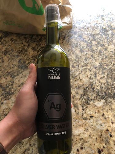 Customer photo review of Silver Water - Your Immune System Booster. (25 oz / 40 ppm) (750 ml / 40 ppm)