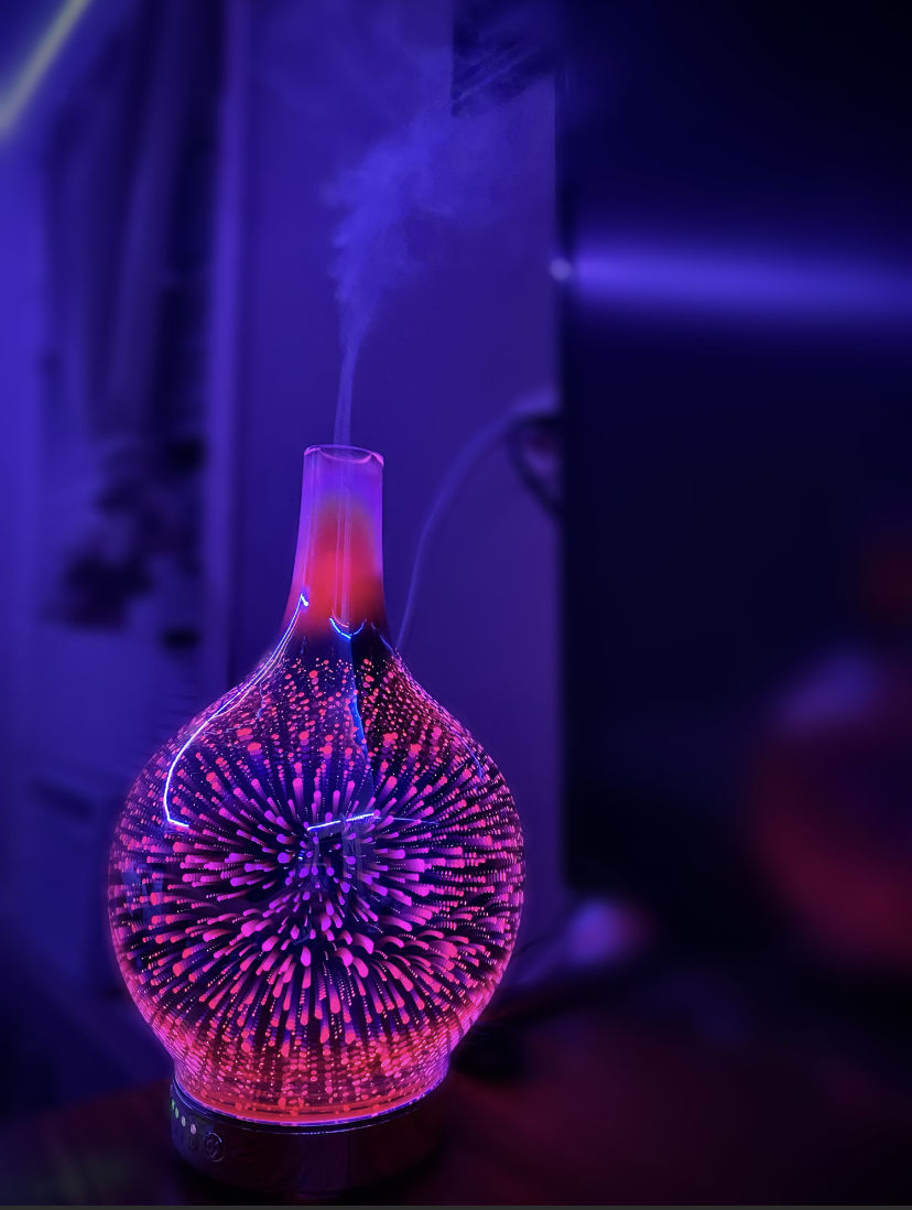 Customer photo review of Oil Aroma Diffuser 3D Glass