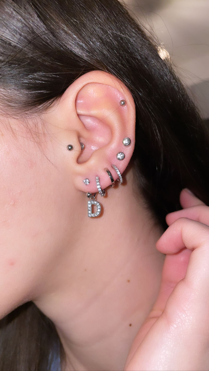 Customer photo review of Jolie Ohrstecker | 925 Echtsilber