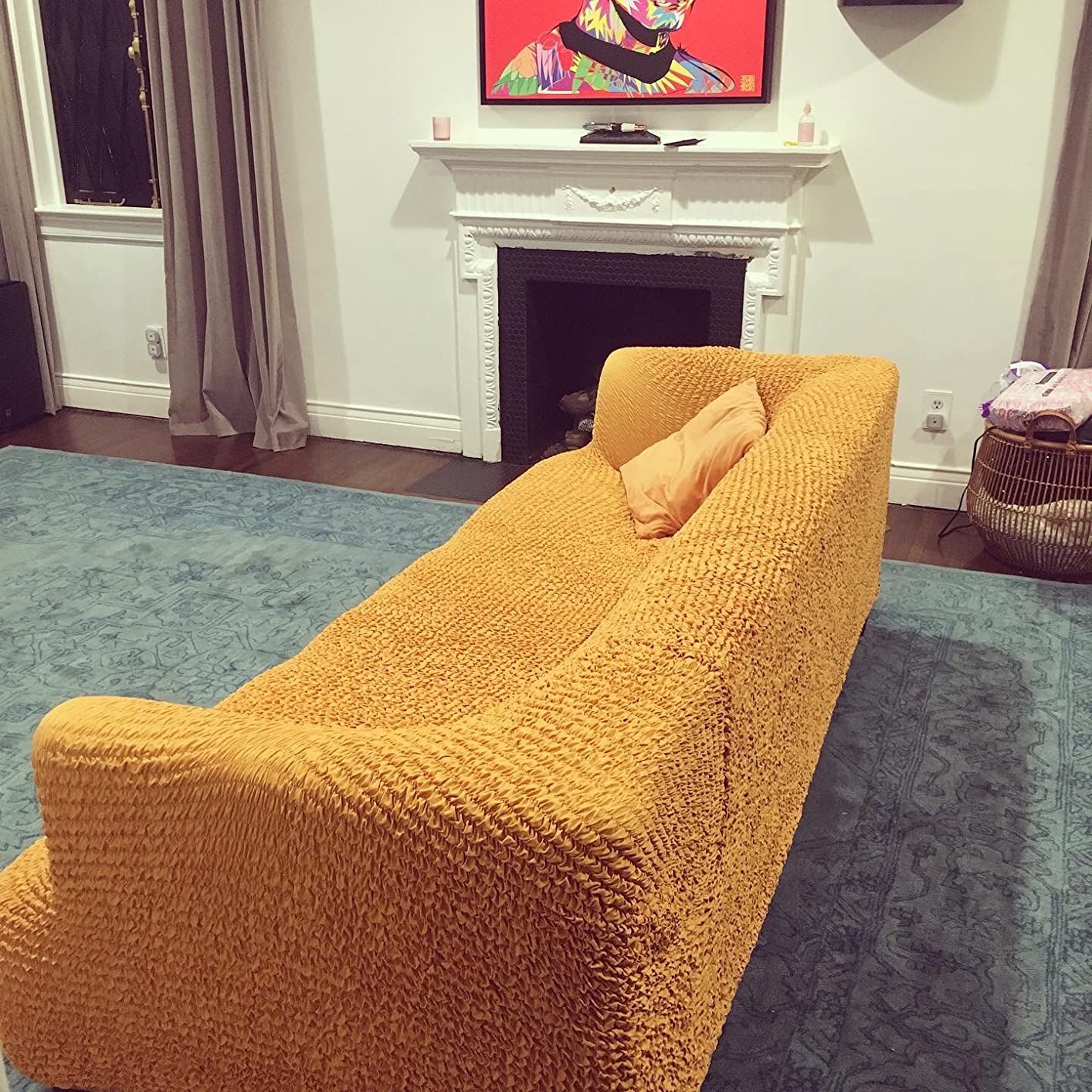 Customer photo review of Sofa 3 Seater Slipcover, Comfort Collection