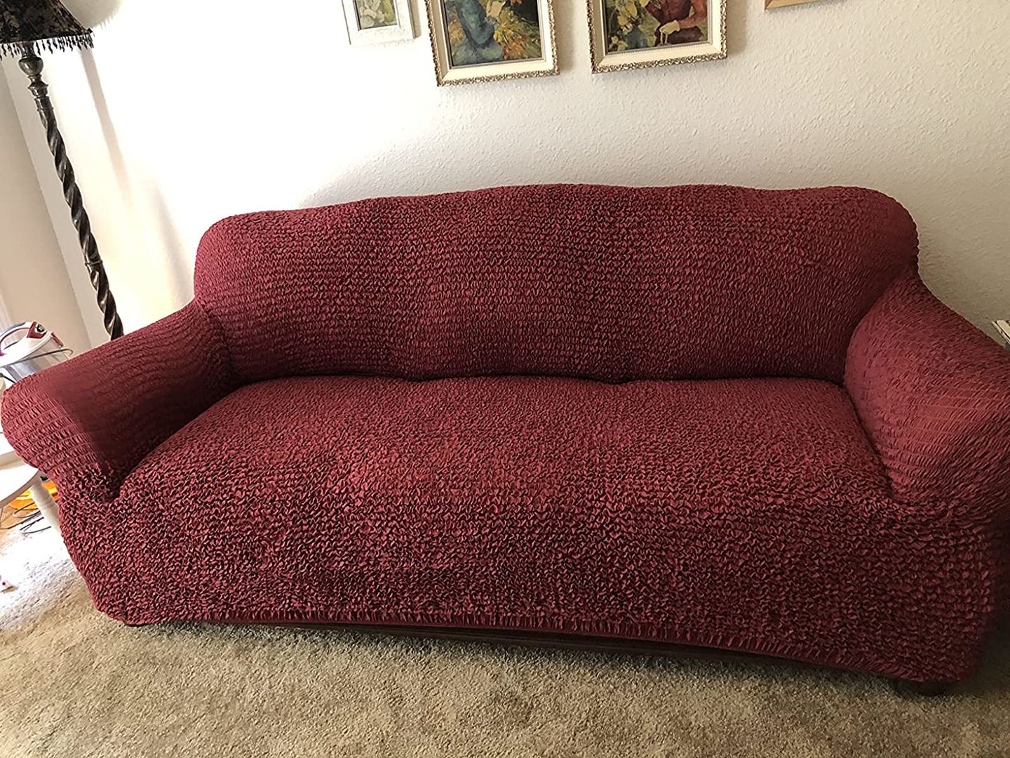 Customer photo review of Sofa 3 Seater Slipcover, Comfort Collection