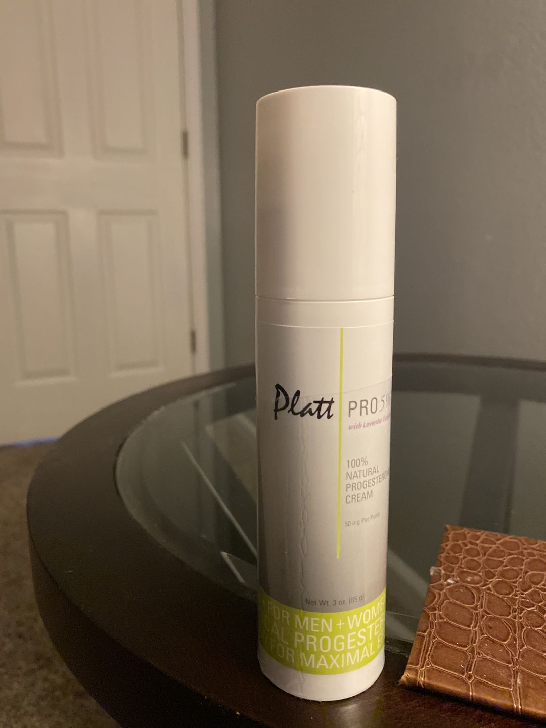 Customer photo review of Platt Pro 5% Progesterone Cream with Lavender Essential Oil (Bioidentical)