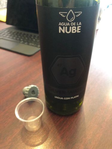 Customer photo review of Silver Water - Your Immune System Booster. (25 oz / 40 ppm) (750 ml / 40 ppm)