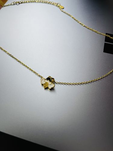 Customer photo review of Project Honey Bees - Adopt a Bee Gold Necklace