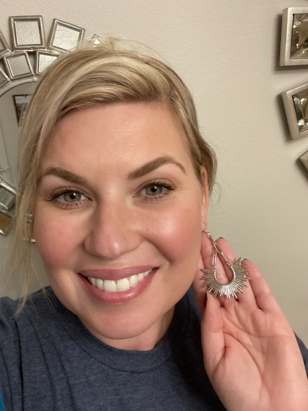Customer photo review of Boho Earrings