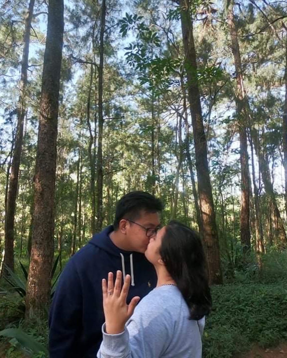 Customer photo review of .30ct Navigli Engagement Ring