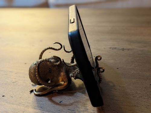 Customer photo review of Octopus Holder | Bronze