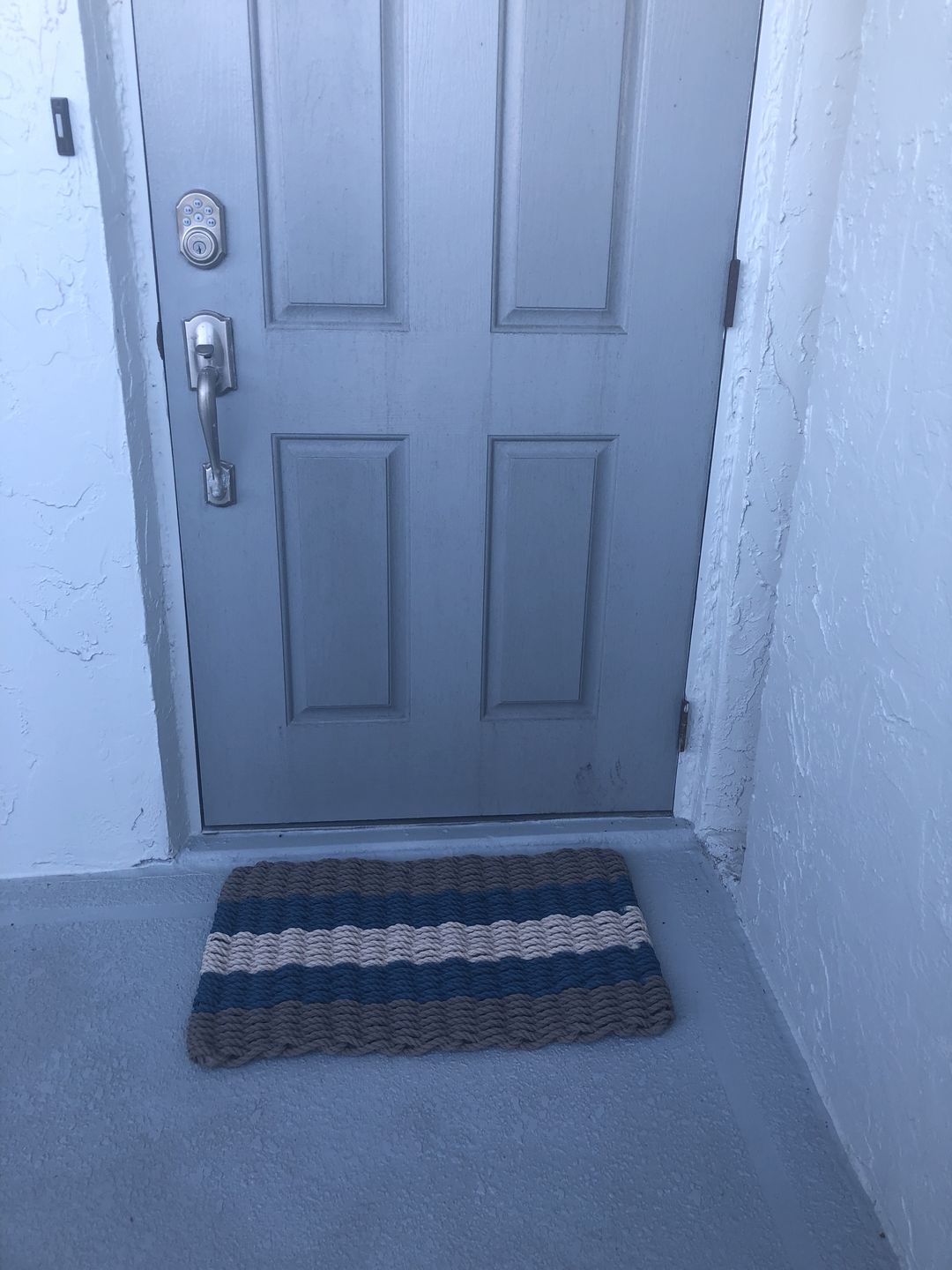 Customer photo review of Rope Doormat - Kiawah Shoreline Stripe