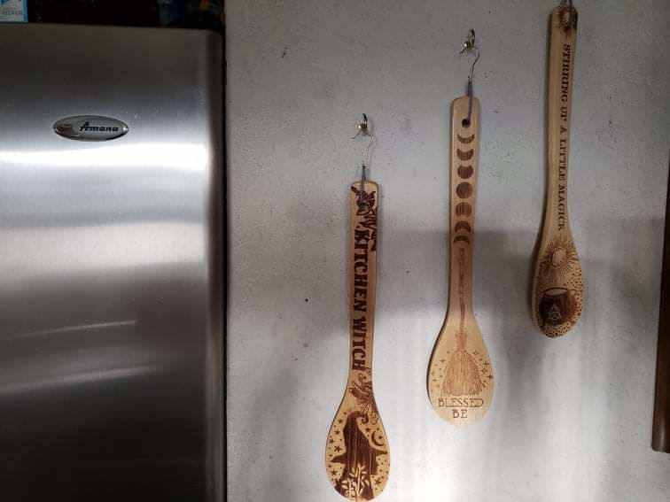 Customer photo review of Witchy Bamboo Wooden Spoon