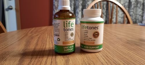 Customer photo review of Lifetones Uric Acid Support | 3.38 fl oz
