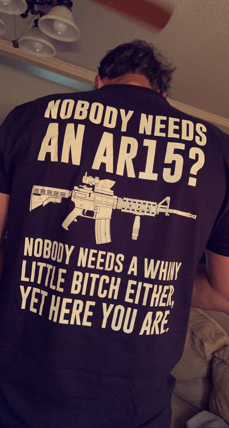 Customer photo review of Firearm Flag Black Print