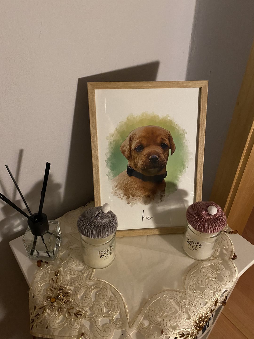 Customer photo review of Portrait deines Tieres im Wasserfarben-Stil