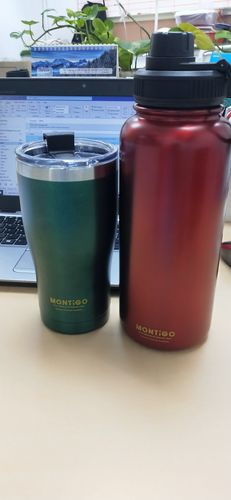 Customer photo review of 32oz Metallic Ace Bottle 950ml