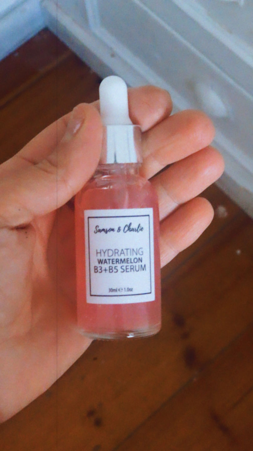 Customer photo review of Hydrating Watermelon B3+B5 Facial Serum
