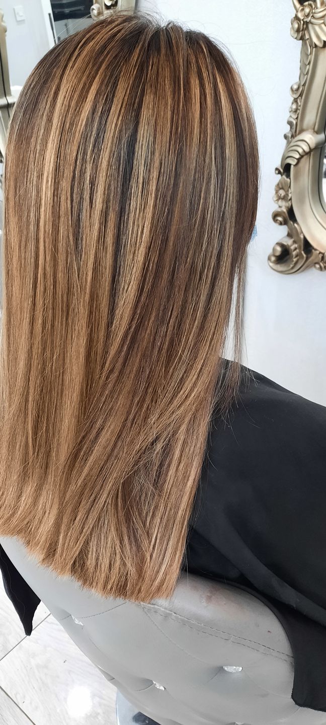Customer photo review of Vellen Hair Highlighting Comb Set - 5 Sizes