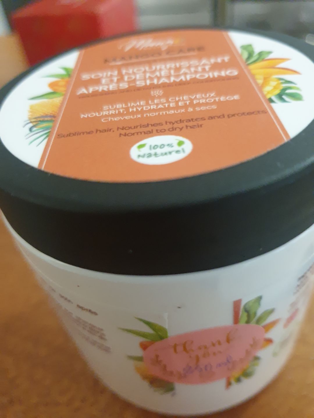 Customer photo review of Soin nourrissant et démêlant après-shampoing - CARE