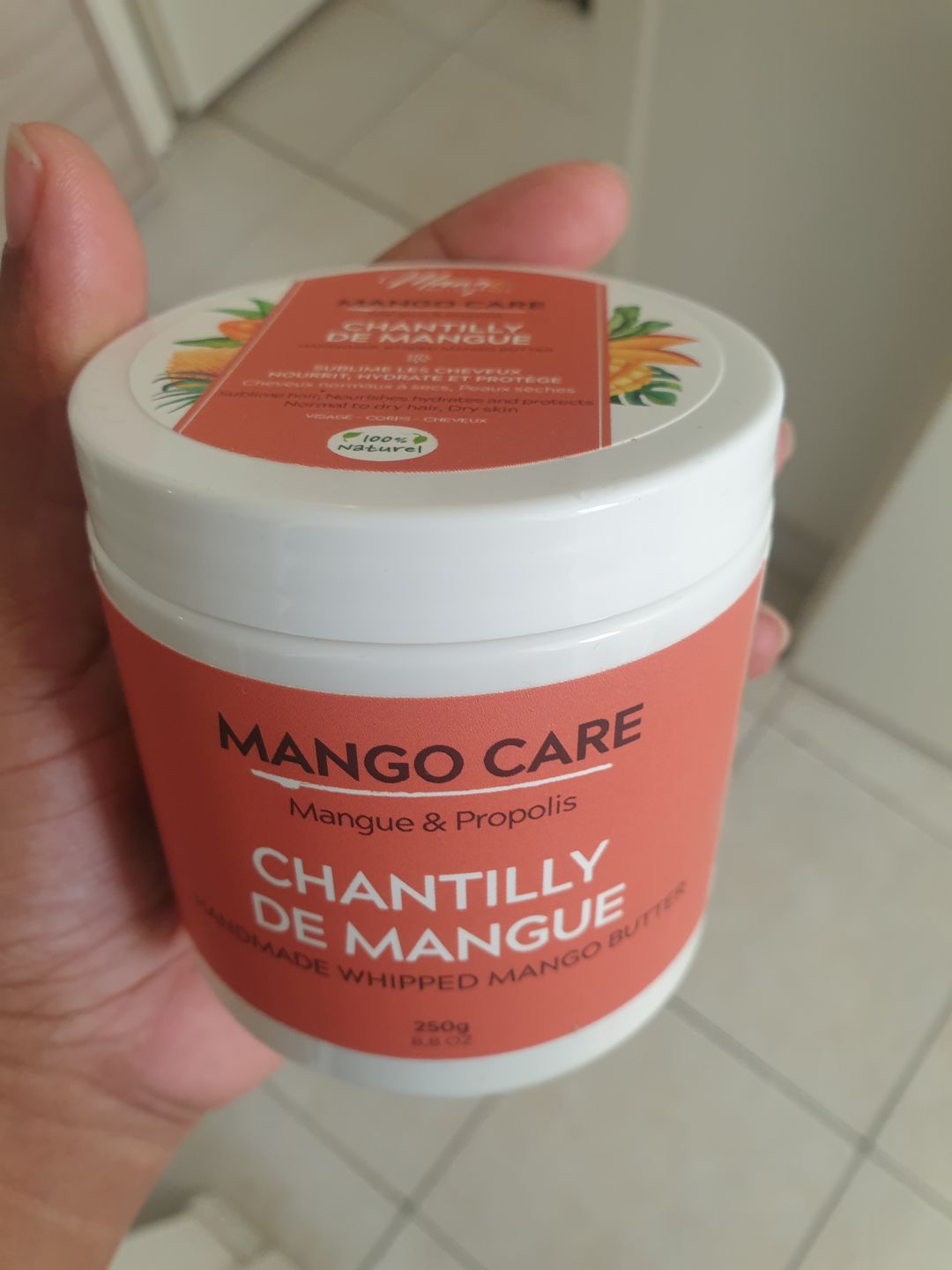 Customer photo review of Chantilly de Mangue CARE