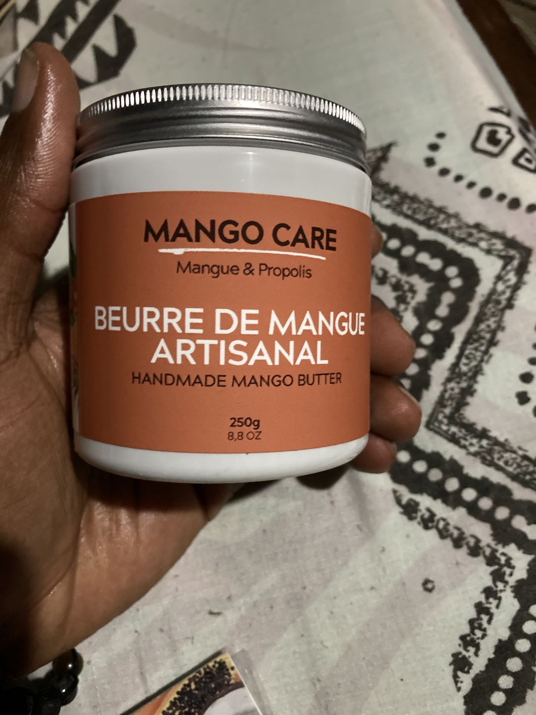 Customer photo review of Beurre de mangue artisanal CARE