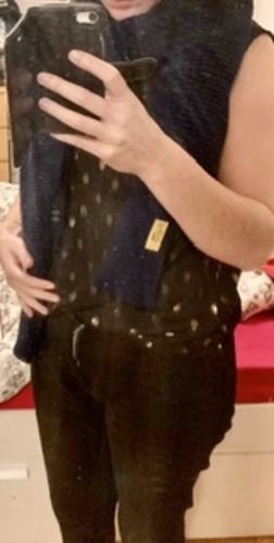 Customer photo review of Écharpe Frileuse 6 en 1 avec manches