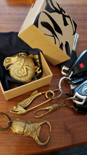 Customer photo review of Chameleon Tape Measure | Brass