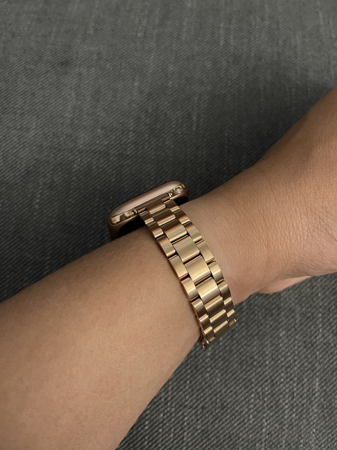 Customer photo review of Kyoto Metal Strap (4 Colours)
