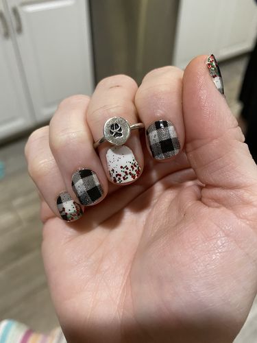 Customer photo review of Custom Paw Ring