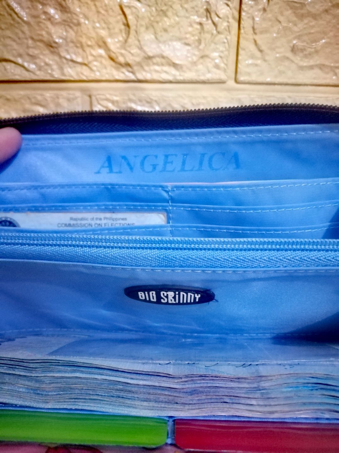 Customer photo review of Leather Trixie Cherry