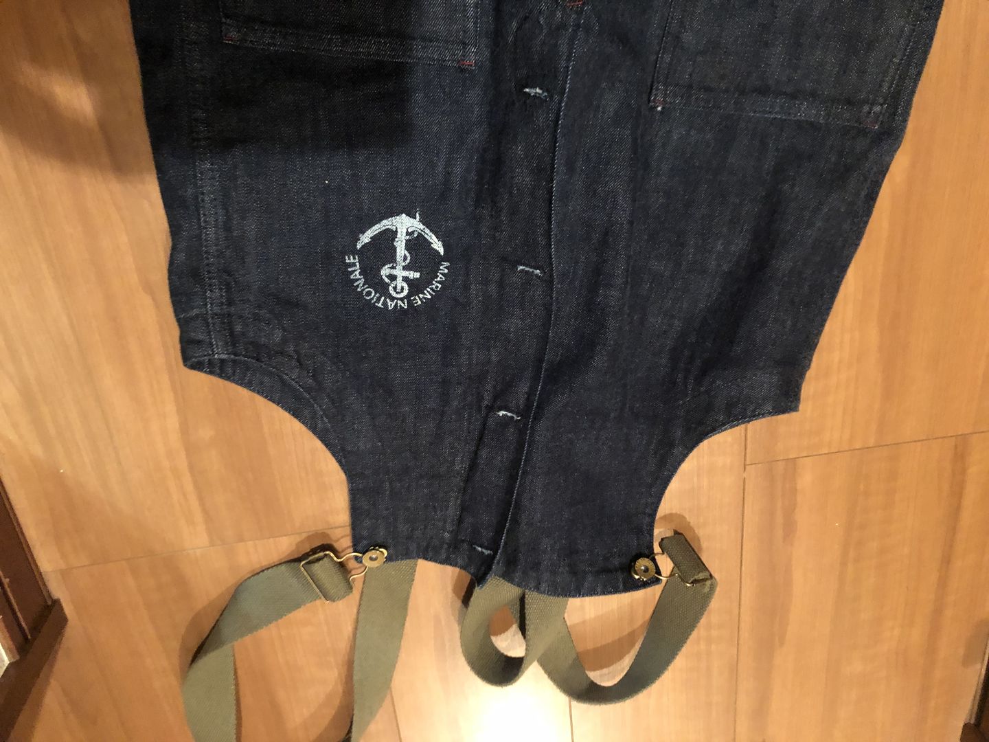 Customer photo review of アメリカンレトロ海軍デッキオーバーオール　デニム
