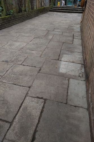 Customer photo review of Sika FastFix All Weather Jointing Compound 14kg - Deep Grey