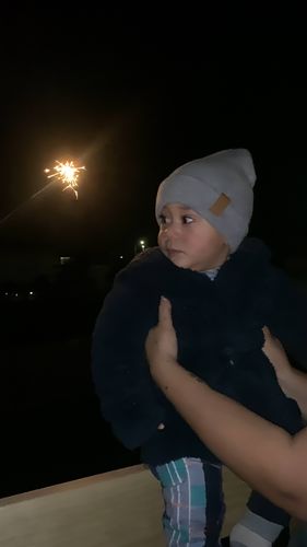 Customer photo review of Cubs & Co - Signature Beanie | Grey