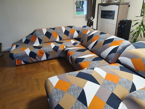 Customer photo review of Modern - Housses Extensibles de Fauteuil et Canapé - La Maison des Housses
