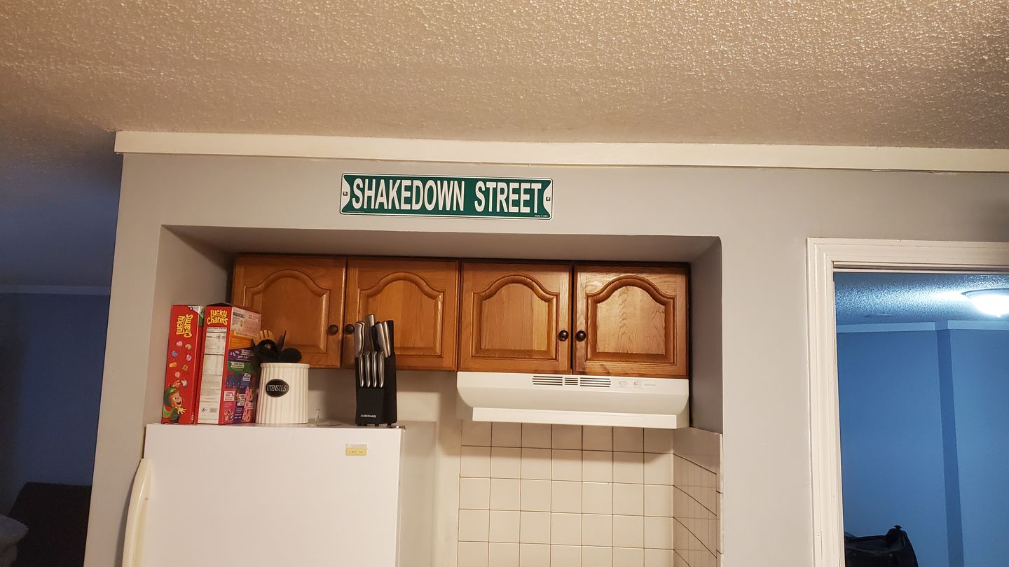Customer photo review of Grateful Dead Shakedown Street Sign