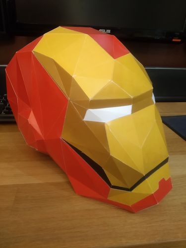 Customer photo review of Patrons Casque d'Iron Man (pdf)