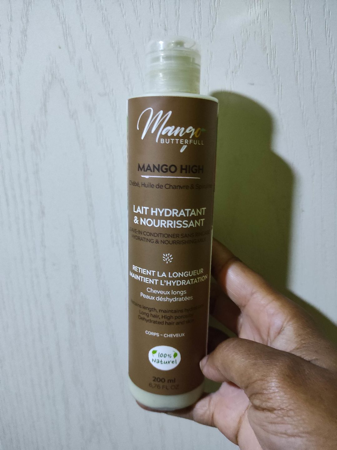 Customer photo review of Lait hydratant et nourrissant - HIGH