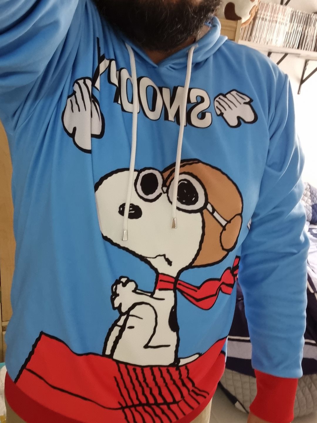 Customer photo review of Sudadera Snoopy Pilot